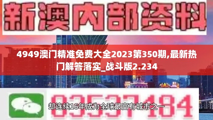 4949澳門精準免費大全2023第350期,最新熱門解答落實_戰(zhàn)斗版2.234