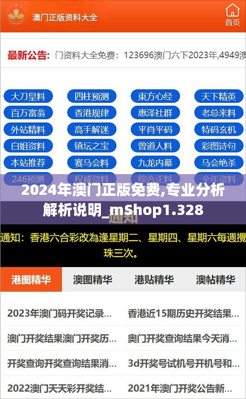 2024年澳門正版免費,專業(yè)分析解析說明_mShop1.328