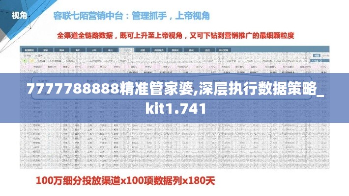 7777788888精準(zhǔn)管家婆,深層執(zhí)行數(shù)據(jù)策略_kit1.741