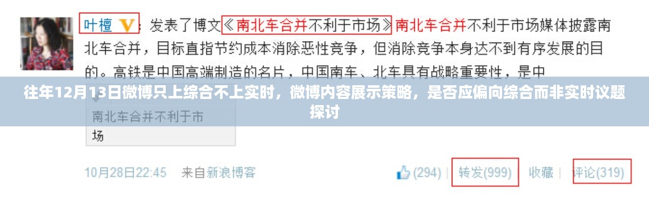 微博內(nèi)容展示策略調(diào)整，偏向綜合議題而非實時議題探討