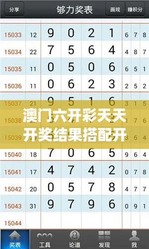 澳門六開彩天天開獎結(jié)果搭配開獎記錄表查詢功能介紹，享受極致的透明與公正