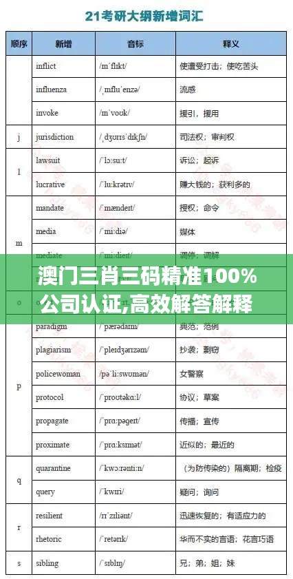 澳門三肖三碼精準(zhǔn)100%公司認(rèn)證,高效解答解釋定義_錢包版10.807