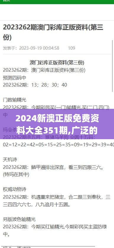 2024新澳正版免費資料大全351期,廣泛的解釋落實方法分析_T4.308