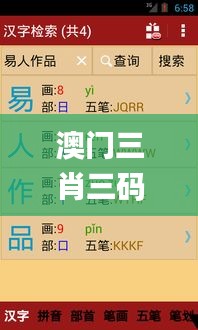 澳門(mén)三肖三碼精準(zhǔn)100%新華字典,全面執(zhí)行計(jì)劃數(shù)據(jù)_3DM2.682