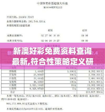 新澳好彩免費(fèi)資料查詢(xún)最新,符合性策略定義研究_7DM110.247