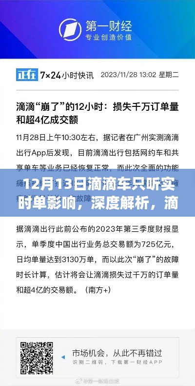 滴滴車只聽實時單背后的影響與故事解析