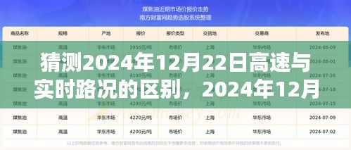 2024年12月22日高速與實(shí)時(shí)路況對(duì)比前瞻，細(xì)探路況差異