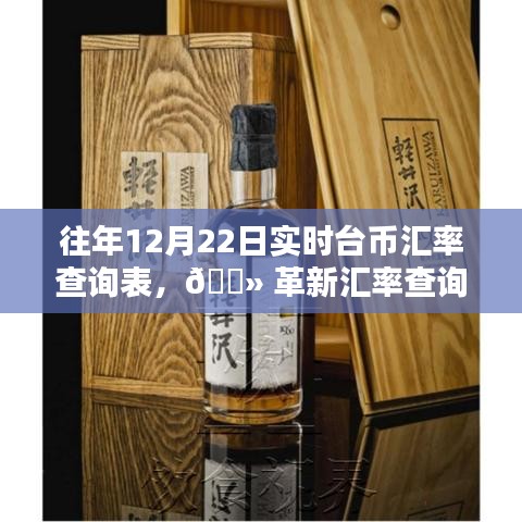 革新匯率查詢方式，智能實時臺幣匯率查詢表，掌握貨幣動態(tài)