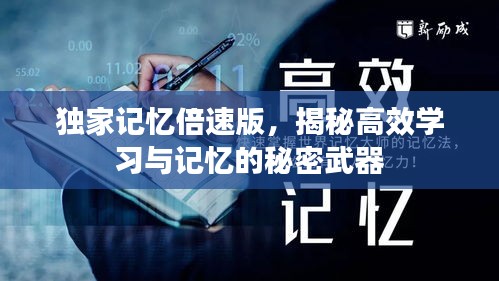 獨家記憶倍速版，揭秘高效學(xué)習(xí)與記憶的秘密武器