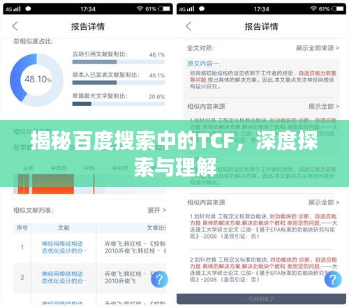 揭秘百度搜索中的TCF，深度探索與理解