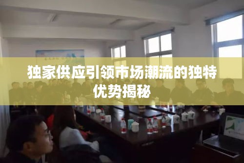 獨(dú)家供應(yīng)引領(lǐng)市場(chǎng)潮流的獨(dú)特優(yōu)勢(shì)揭秘