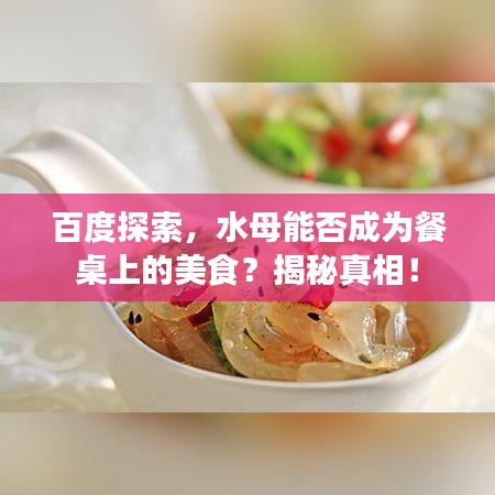 百度探索，水母能否成為餐桌上的美食？揭秘真相！