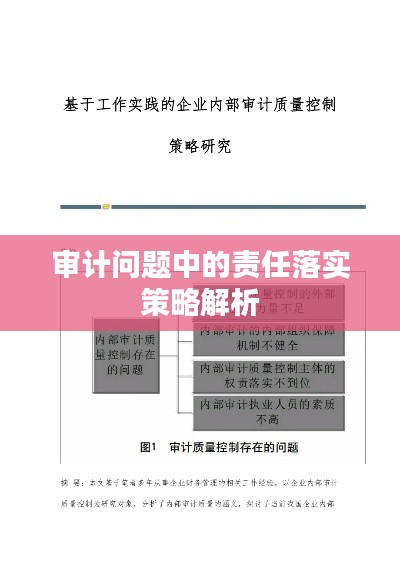 審計問題中的責任落實策略解析