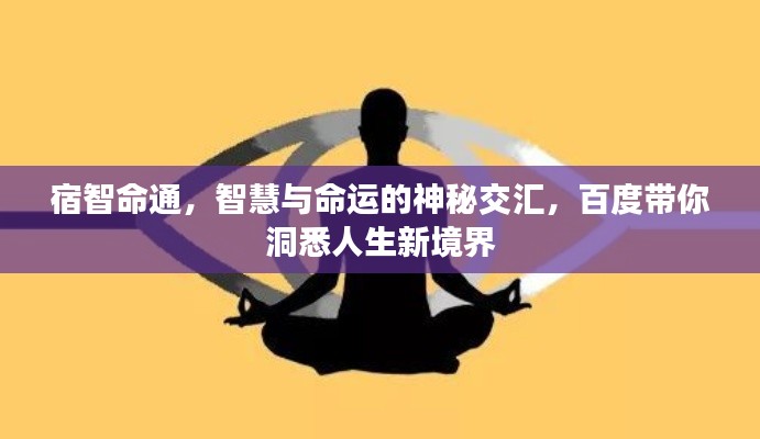 宿智命通，智慧與命運(yùn)的神秘交匯，百度帶你洞悉人生新境界