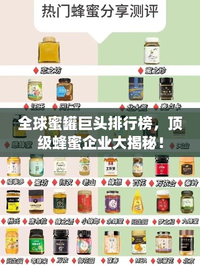 全球蜜罐巨頭排行榜，頂級蜂蜜企業(yè)大揭秘！